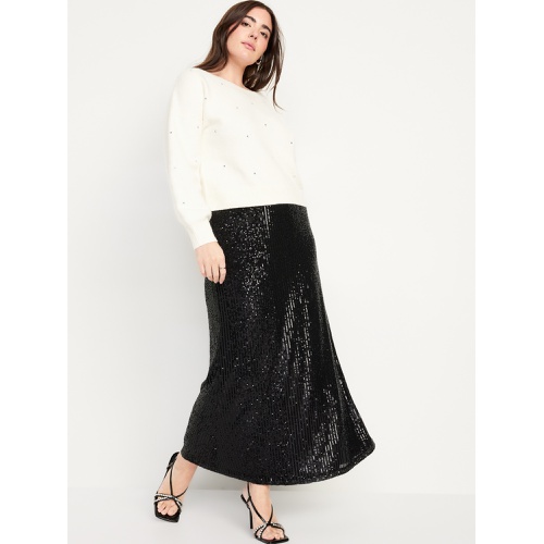 올드네이비 Sequin Maxi Skirt