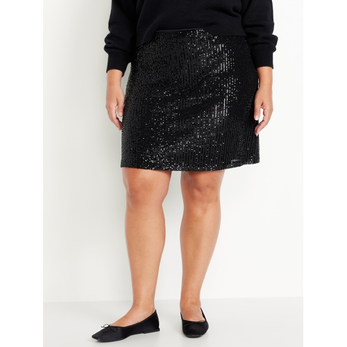 올드네이비 Sequin Mini Skirt