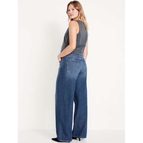 올드네이비 High-Waisted Baggy Wide-Leg Jeans