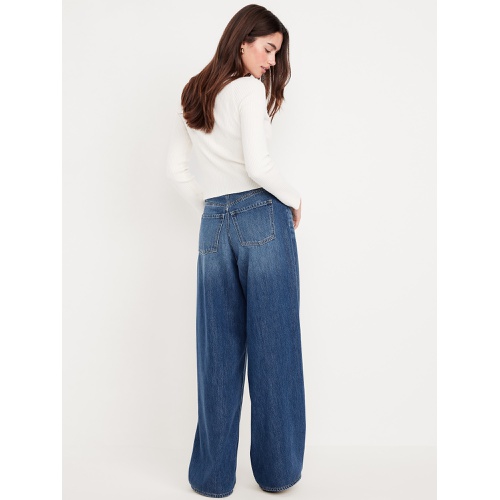 올드네이비 High-Waisted Baggy Wide-Leg Jeans