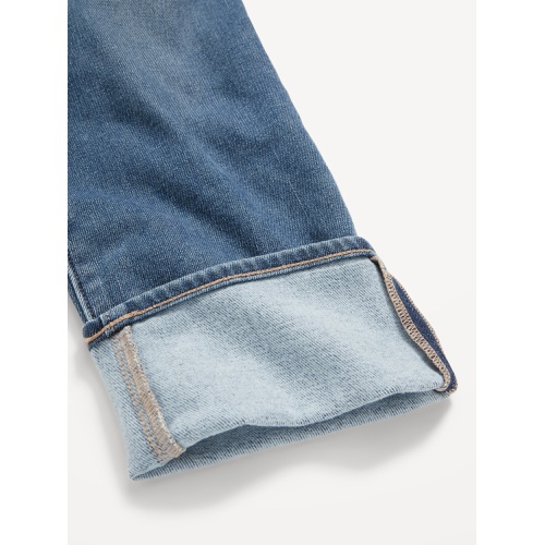 올드네이비 High-Waisted Built-In Warm OG Straight Ankle Jeans