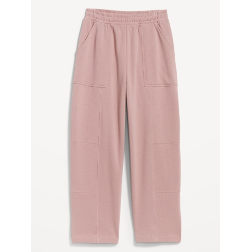 올드네이비 Extra High-Waisted SoComfy Seamed Barrel-Leg Sweatpants