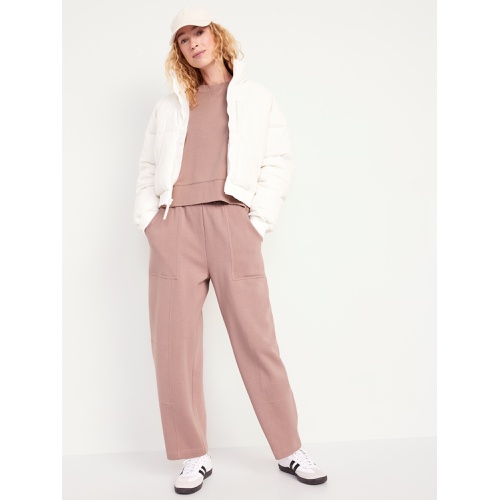 올드네이비 Extra High-Waisted SoComfy Seamed Barrel-Leg Sweatpants