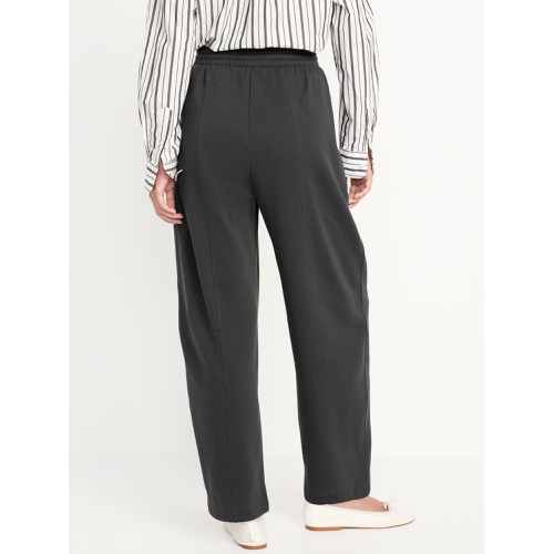 올드네이비 Extra High-Waisted SoComfy Seamed Barrel-Leg Sweatpants