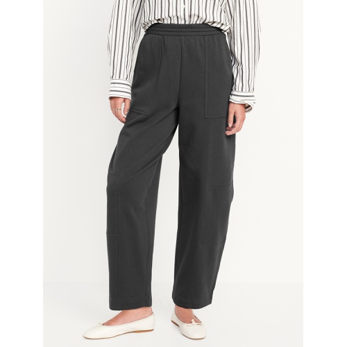 올드네이비 Extra High-Waisted SoComfy Seamed Barrel-Leg Sweatpants