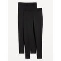 High-Waisted Fleece-Lined Leggings 2-Pack