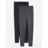 High-Waisted Fleece-Lined Leggings 2-Pack