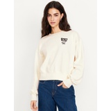 SoComfy Crop Graphic Sweatshirt