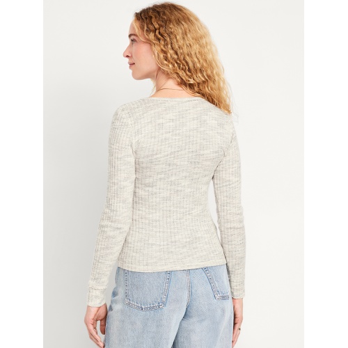 올드네이비 Ribbed Henley Top