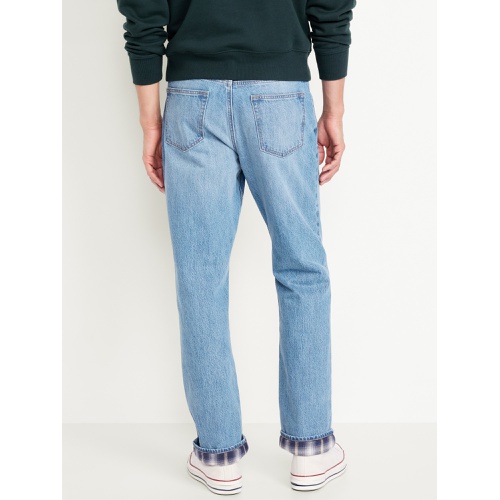 올드네이비 90s Straight Flannel-Lined Jeans Hot Deal