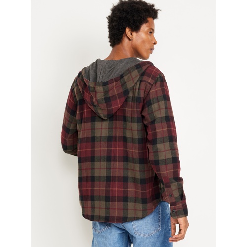 올드네이비 Hooded Flannel Shirt