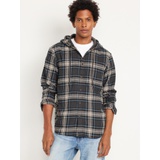 Hooded Flannel Shirt