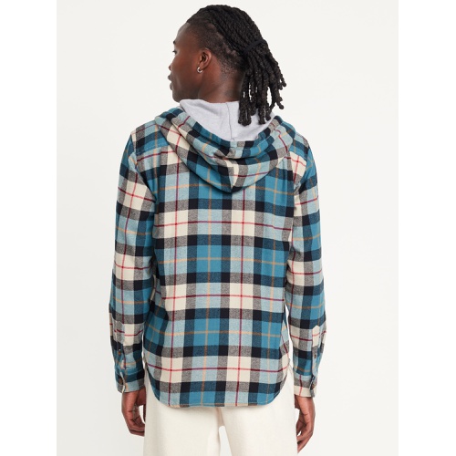 올드네이비 Hooded Flannel Shirt