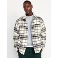 Cozy-Lined Sherpa Shacket Hot Deal