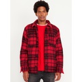 Cozy-Lined Sherpa Shacket Hot Deal