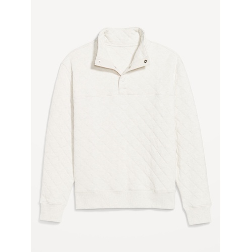 올드네이비 Quarter-Snap Quilted Fleece Sweatshirt