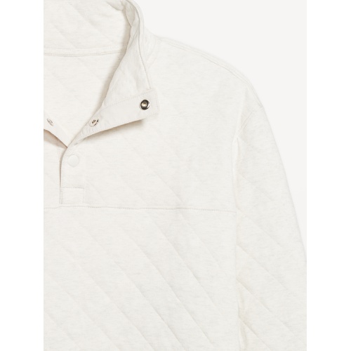 올드네이비 Quarter-Snap Quilted Fleece Sweatshirt