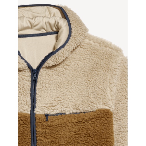 올드네이비 Hooded Sherpa Zip Jacket Hot Deal