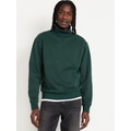 Fleece Turtleneck Sweatshirt