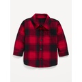 Long-Sleeve Flannel Pocket Shirt for Baby Hot Deal