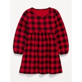 Long-Sleeve Thermal-Knit Dress for Toddler Girls Hot Deal