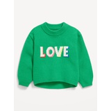 SoSoft Long-Sleeve Graphic Sweater for Toddler Girls