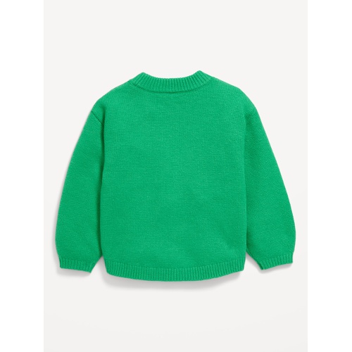 올드네이비 SoSoft Long-Sleeve Graphic Sweater for Toddler Girls