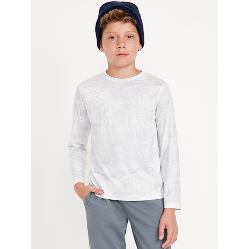 올드네이비 CloudMotion Long-Sleeve Performance T-Shirt for Boys Hot Deal