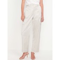 Extra-High Waisted Satin Cargo Barrel Wide-Leg Pants Hot Deal