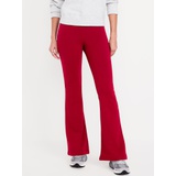 High-Waisted Fleece-Lined Flare Leggings