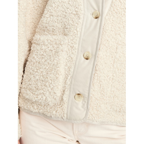 올드네이비 Button-Down Sherpa Jacket Hot Deal