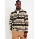 Sherpa Fair Isle Quarter Zip