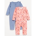 Printed Ruffle-Trim Jumpsuit 2-Pack for Baby Hot Deal