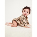 Printed Long-Sleeve One-Piece Romper for Baby