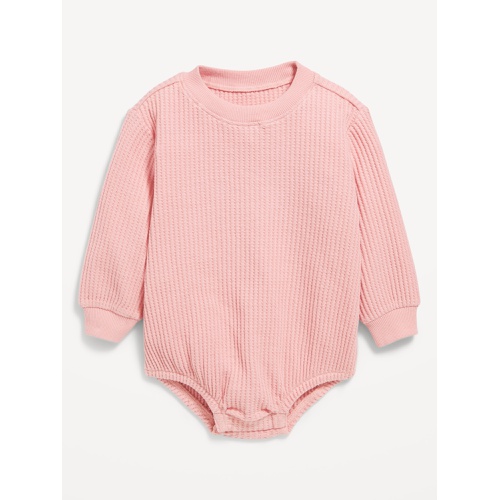 올드네이비 Long-Sleeve Thermal-Knit Romper for Baby