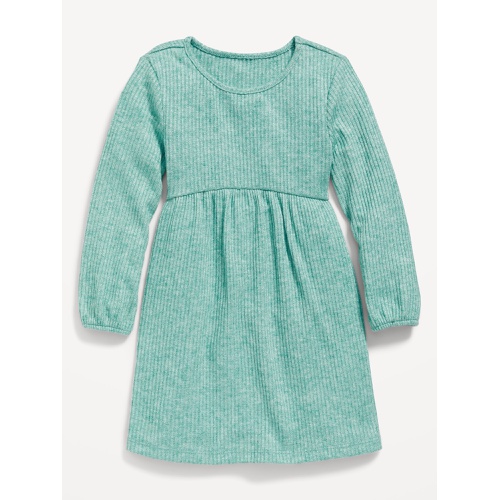 올드네이비 Long-Sleeve Ribbed Dress for Toddler Girls Hot Deal