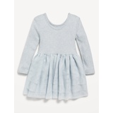 Plush Ribbed Tutu Dress for Toddler Girls Hot Deal