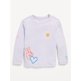 Long-Sleeve Graphic T-Shirt for Toddler Girls