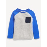 Long-Sleeve Pocket T-Shirt for Toddler Boys