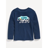 Long-Sleeve Logo-Graphic Thermal-Knit T-Shirt for Toddler Boys Hot Deal