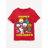 Peanuts Unisex Holiday Graphic T-Shirt for Toddler Hot Deal