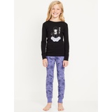 Licensed Graphic Snug-Fit Pajama Set for Girls Hot Deal