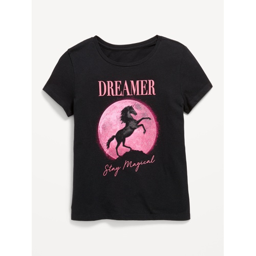 올드네이비 Short-Sleeve Graphic T-Shirt for Girls Hot Deal