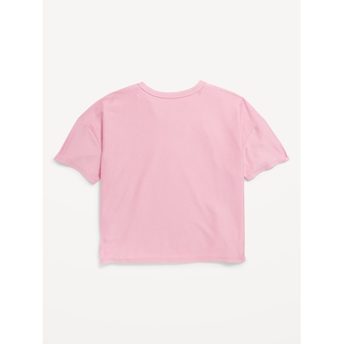 올드네이비 CloudMotion Cropped Graphic Performance T-Shirt for Girls