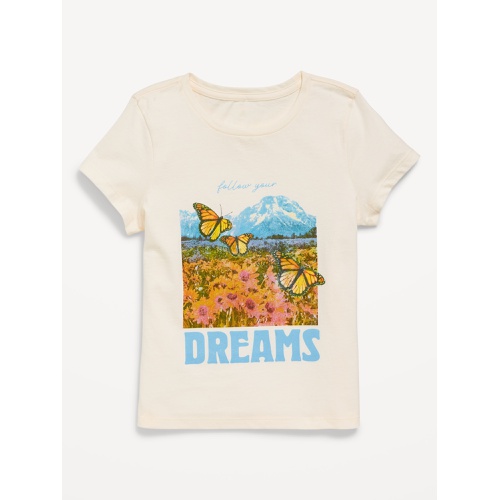 올드네이비 Short-Sleeve Graphic T-Shirt for Girls Hot Deal