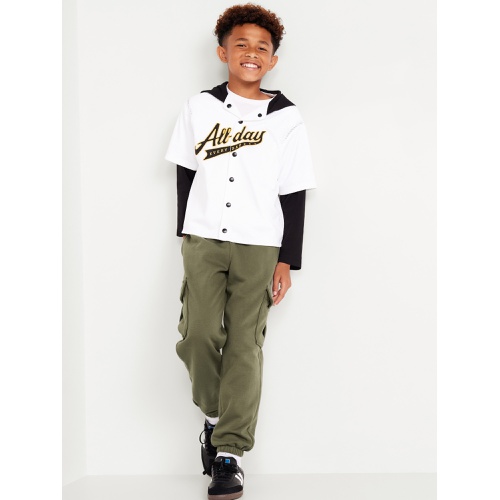 올드네이비 Baggy Cargo Jogger Sweatpants for Boys