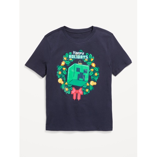 올드네이비 Minecraft Gender-Neutral Graphic T-Shirt for Kids Hot Deal