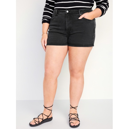 올드네이비 High-Waisted OG Jean Shorts -- 3-inch inseam