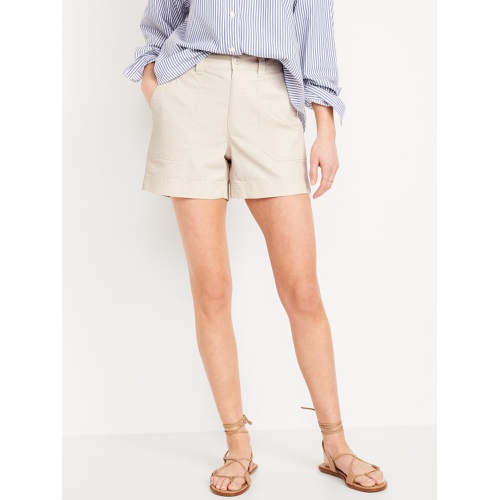 올드네이비 High-Waisted OGC Chino Shorts -- 5-inch inseam