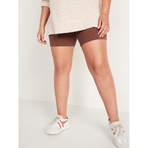 올드네이비 High-Waisted Jersey Biker Shorts -- 6-inch inseam